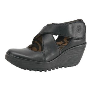 FLY LONDON Leather Chunky Platforms